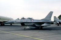 Danish Air Force Esk 723 GD F-16B Fighting Falcon ET-614 (1987)