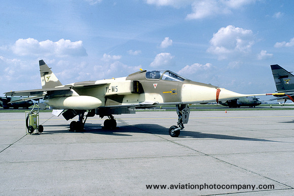French Air Force EC2/11 Sepecat Jaguar A A9/11-MS at Rhein Main AB (1987)