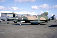 Belgian Air Force 2 Wing 42 Squadron Dassault Mirage 5BR BR19 at RAF St Mawgan (1987)