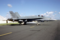 Canadian Armed Forces 1 CAG McDonnell Douglas CF-188 Hornet 188751 at RAF St Mawgan (1987)