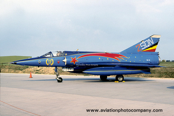 Belgian Air Force 2 Squadron Dassault Mirage 5BA BA43 (1987)