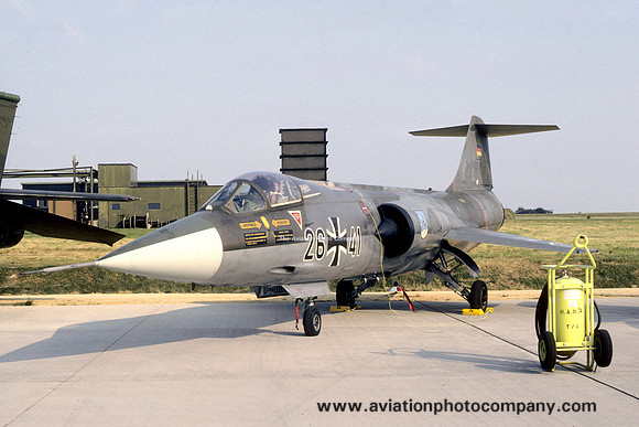 German Air Force JBG34 Lockheed F-104G Starfighter 26+41 (1987)