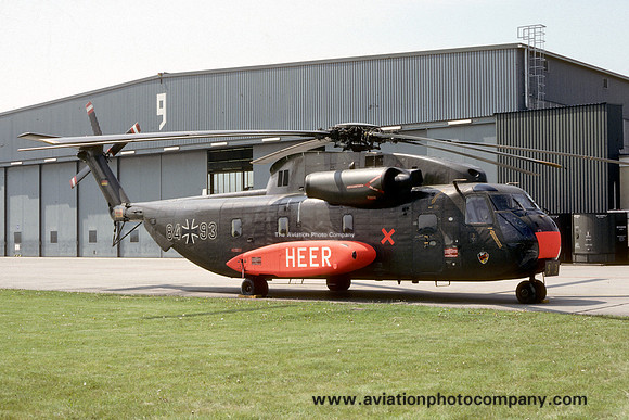 German Army MHFTR35 Sikorsky CH-53G Stallion 84+93 (1987)