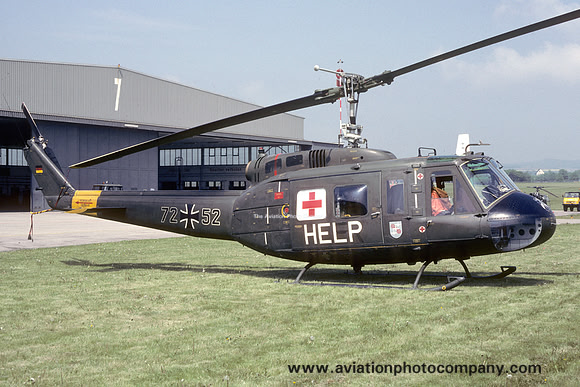 German Army LHFTR30 Bell/Dornier UH-1D 72+52 (1987)