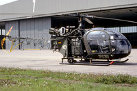German Army MFS5 Sud Alouette II 76+18 (1987)