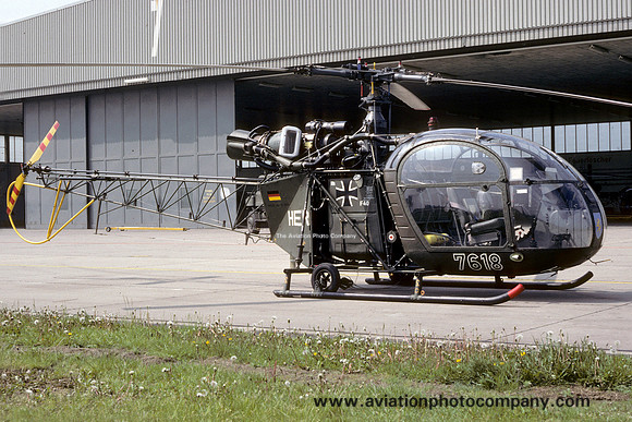 German Army MFS5 Sud Alouette II 76+18 (1987)