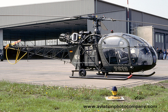 German Army MFS5 Sud Alouette II 76+19 (1987)