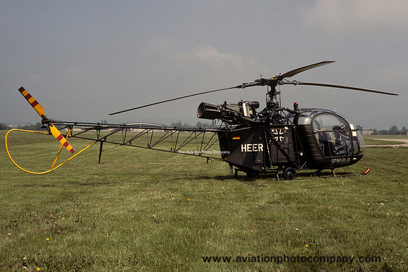 German Army MFS5 Sud Alouette II 77+04 (1987)