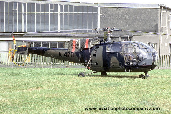 Dutch Air Force Sud Alouette III A-470 (1987)