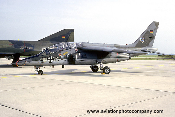 German Air Force JBG49 Dassault/Dornier Alpha Jet 40+77 (1987)