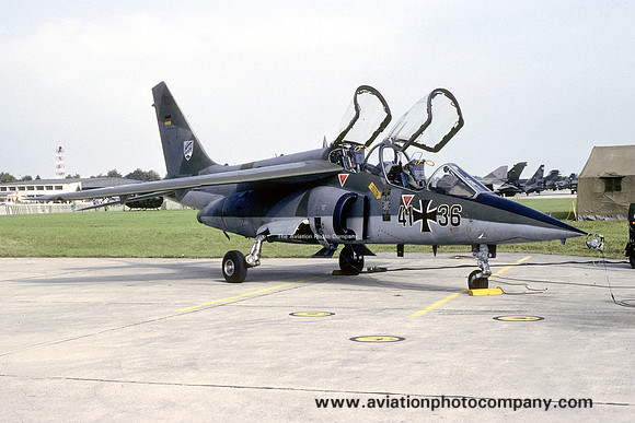 German Air Force JBG49 Dassault/Dornier Alpha Jet 41+36 (1987)