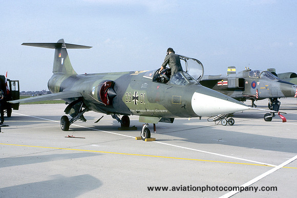 German Air Force LVR1 Lockheed F-104G Starfighter 23+01 (1987)