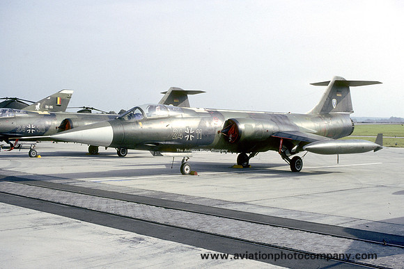 German Air Force LVR1 Lockheed F-104G Starfighter 24+11 (1987)