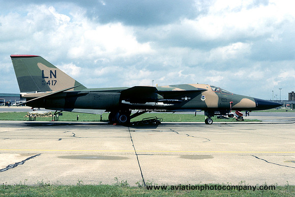 USAF 48 TFW 494 TFS GD F-111F Aardvark 70-2417/LN (1981)