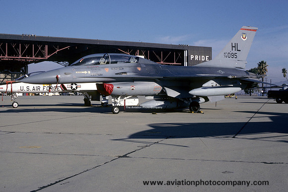 USAG 388 TFW 34 TFS GD F-16B Fighting Falcon 78-0095/HL (1980)