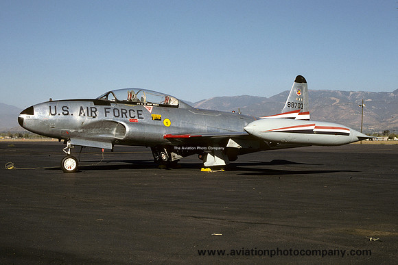 USAF 84 FIS Lockheed T-33A Shooting Star 58-0703 (1980)