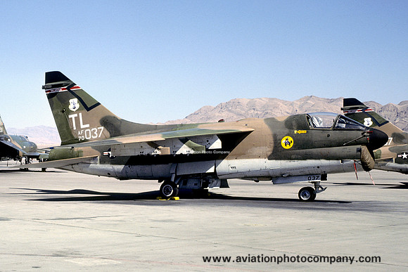 USAF Oklahoma ANG 125 TFS LTV A-7D Corsair 70-1037/TL (1979)