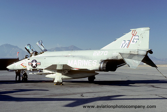 US Marines VMFA-321 McDonnell F-4N 152270/MG-12 (1981)