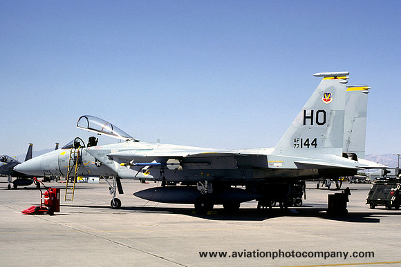 USAF 49 TFW 8 TFS McDonnell Douglas F-15A Eagle 77-0144/HO (1980)