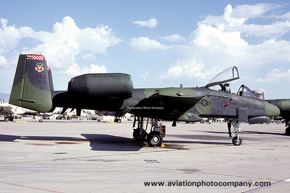 USAF 355 TFW 333 TFS Fairchild A-10A Thunderbolt 75-0272/DM (1980)
