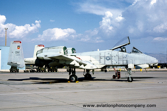 USAF 355 TFW 333 TFS Fairchild A-10A Thunderbolt 75-0283/DM (1980)