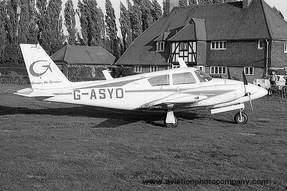 Gregory Air Services Piper PA-30-160 Twin Comanche C/R G-ASYO (1967)