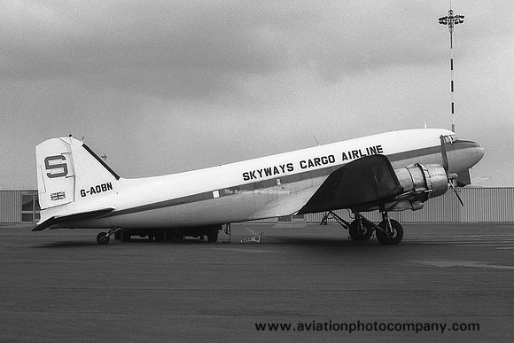 Skyways Cargo Airline Douglas DC-3A G-AOBN