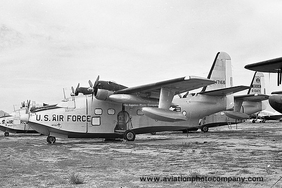 USAF Grumman HU-16B Albatross 51-7166 at MASDC Davis Monthan (1968)