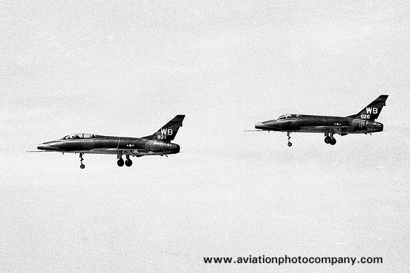 USAF 4525 FWW 4536 DWS North American F-100F Super Sabre 56-3821/WB (1968)