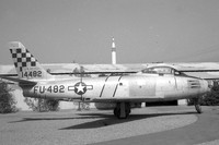 US Air Force North American F-86E Sabre 51-4482 at the Tallmantz Aviation Museum (1965)