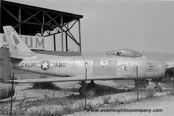 USAF California ANG North American F-86A Sabre 49-1217 at Claremont (1966)