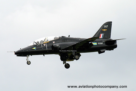 RAF 208 Squadron Hawker Siddeley Hawk T.1A XX307 at Kleine Brogel (2012)