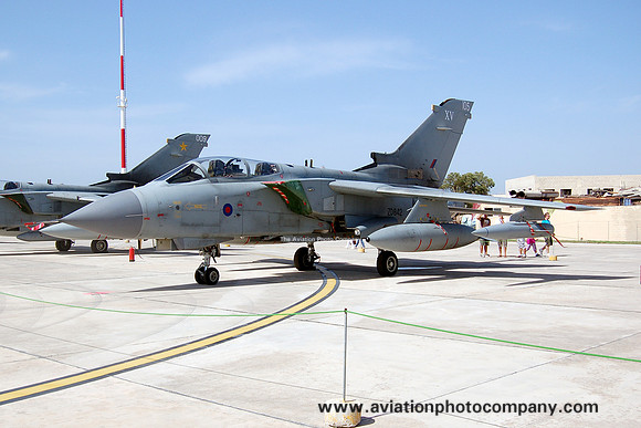 RAF 15 Squadron Panavia Tornado GR.4 ZD842/105 at Malta Luqa IAP (2012)
