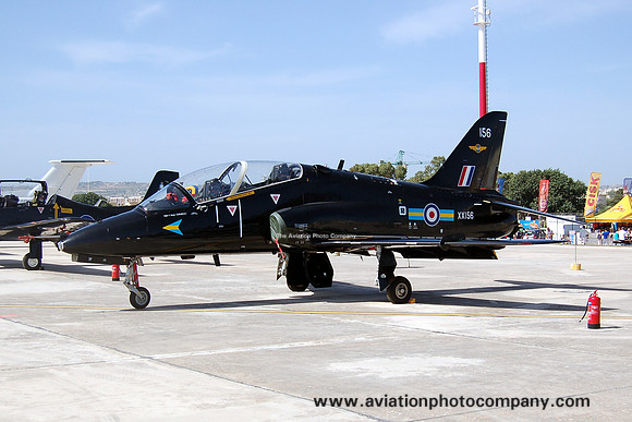 RAF 208 Squadron Hawker Siddeley Hawk T.1 XX156 at Malta Luqa IAP (2012)