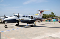 RAF 45 Squadron Beech 200 King Air ZK453/M at Malta Luqa IAP (2012)