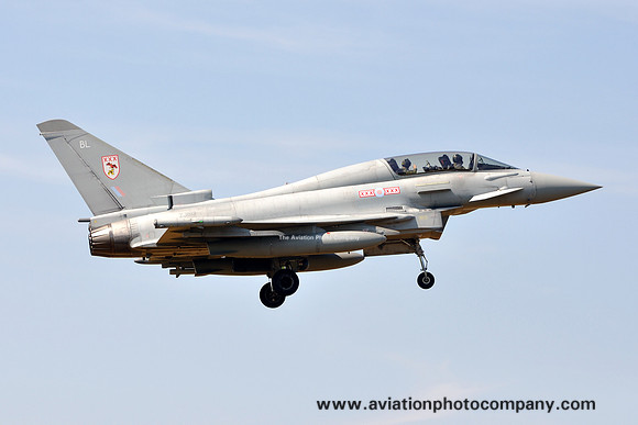RAF 29 Squadron BAE Typhoon T.3 ZJ813/BL at RAF Coningsby (2012)