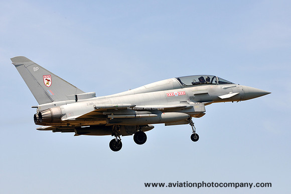 RAF 29 Squadron BAE Typhoon T.3 ZJ811/BP at RAF Coningsby (2012)