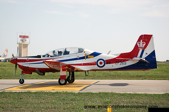 RAF 72 Squadron Short Tucano T.1 ZF269 at Malta Luqa IAP (2012)