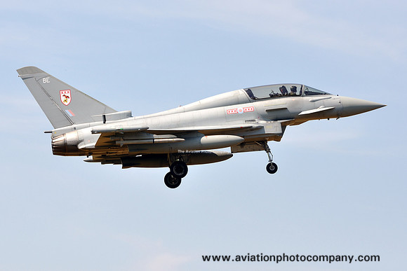 RAF 29 Squadron BAE Typhoon T.3 ZJ806/BE at RAF Coningsby (2012)