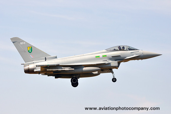 RAF 3 Squadron BAE Typhoon FGR.4 ZK319/QO-D at RAF Coningsby (2012)