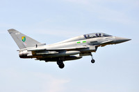 RAF 3 Squadron BAE Typhoon T.3 ZJ802/QO-B at RAF Coningsby (2012)