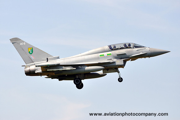 RAF 3 Squadron BAE Typhoon T.3 ZJ802/QO-B at RAF Coningsby (2012)