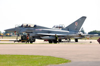RAF 29 Squadron BAE Typhoon T.3 ZJ901/BJ at RAF Coningsby (2012)