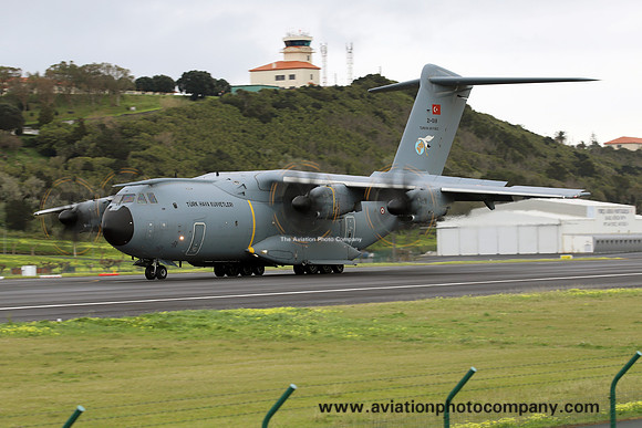 Turkish Air Force 221 Filo Airbus A.400M 21-0118 at Lajes (2025)