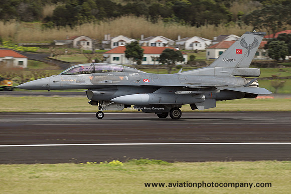 Turkish Air Force 132 Filo GD F-16C Fighting Falcon at Lajes (2025)