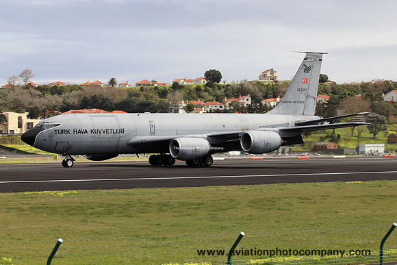 Turkish Air Force 101 Filo Boeing KC-135R at Lajes (2025)