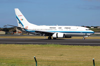 Indian Air Force AHQCS Boeing 737-7HI (BBJ-1) K5013 at Lajes (2025)