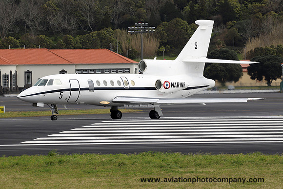 French Navy 24F Dassault Falcon 50MS 5 at Lajes (2025)