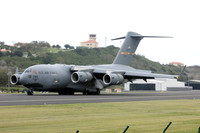 USAF 437/315 AW McDonnell Douglas C-17A Globemaster 07-7189 at Lajes (2012)
