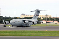 USAF New York ANG 137 AS McDonnell Douglas C-17A Globemaster 94-0069 at Lajes (2012)